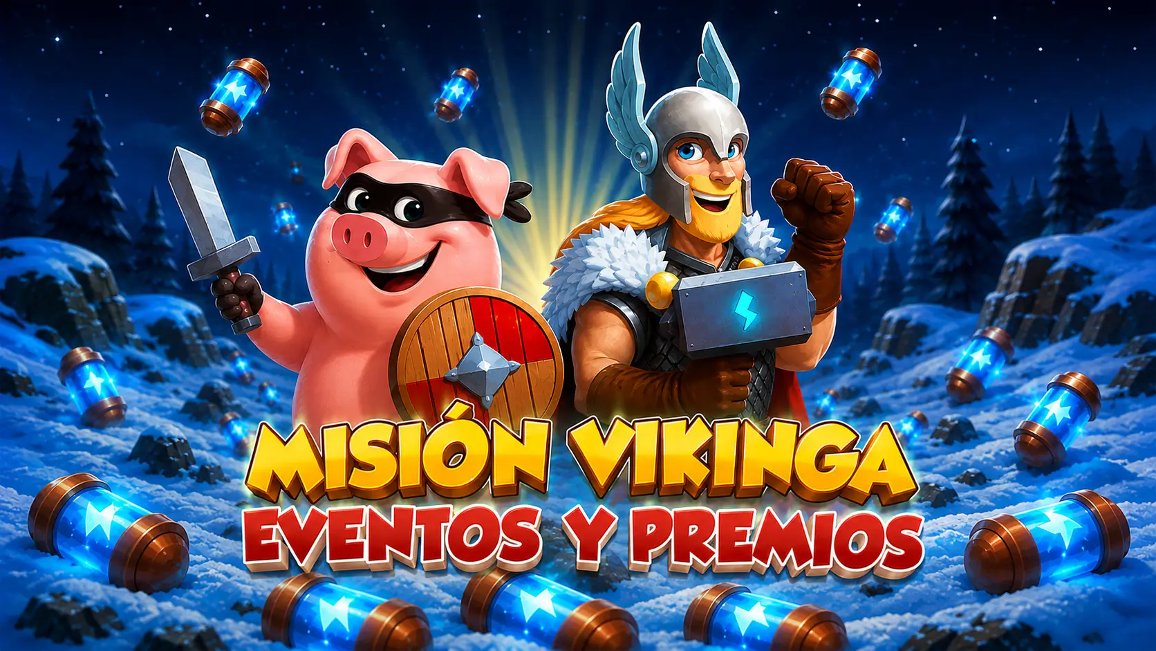 Evento Misión Vikinga en Coin Master