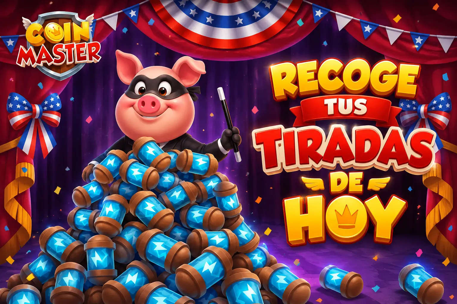 Tiradas gratis para Coin Master