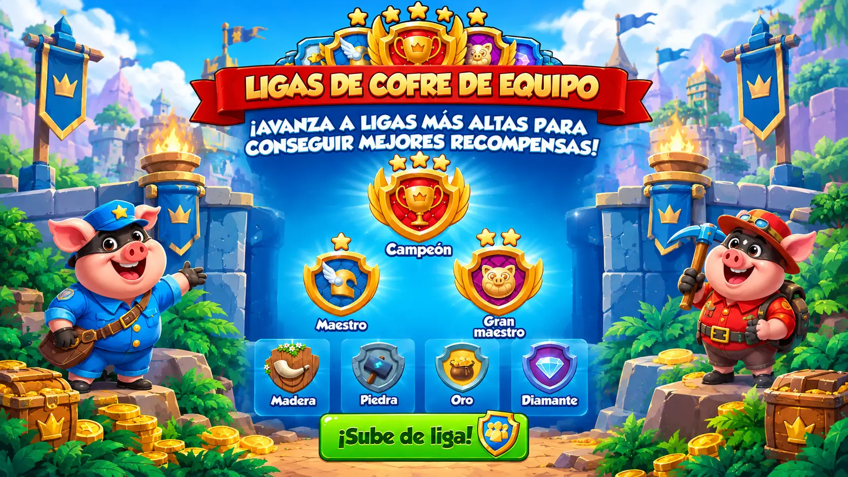 Team Chest Leagues Coin Master