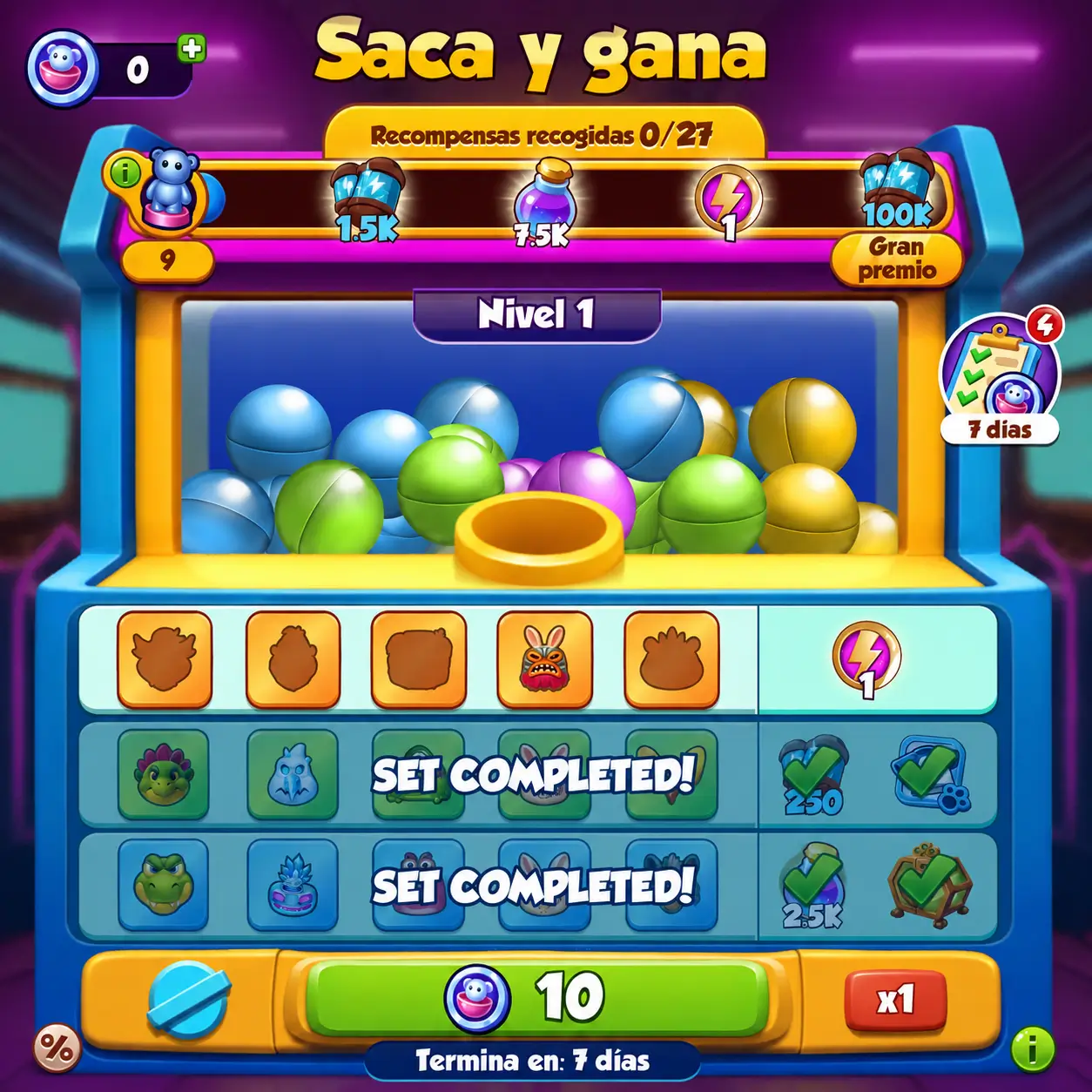 Saca y Gana