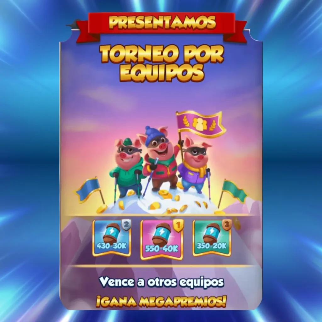 Torneos de Equipos Coin Master